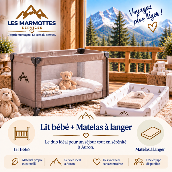 LIT BEBE + MATELAS A LANGER