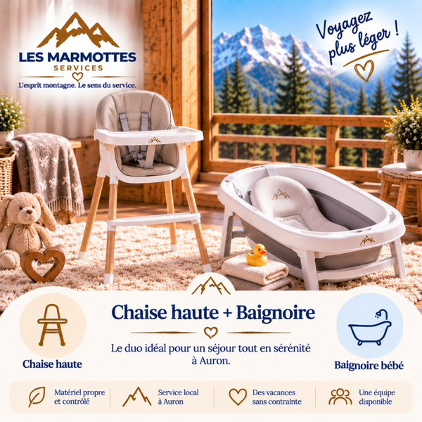 CHAISE HAUTE  + BAIGNOIRE