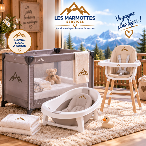 LIT BEBE + CHAISE HAUTE + BAIGNOIRE BEBE