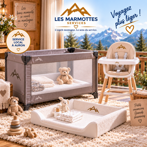 LIT BEBE + CHAISE HAUTE + MATELAS A LANGER