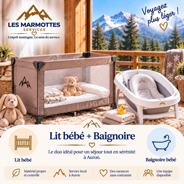 LIT BEBE + BAIGNOIRE