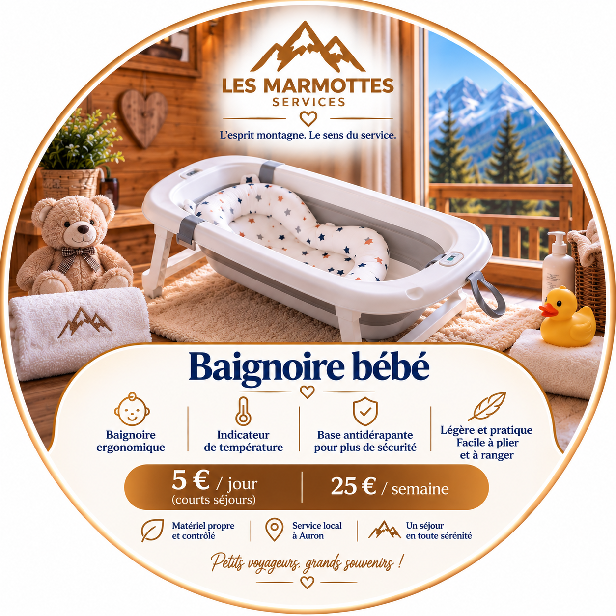 LOCATION DE BAIGNOIRE POUR BEBE