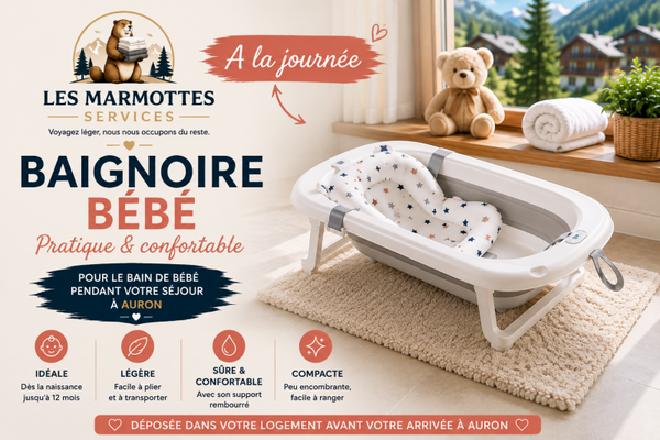 LOCATION DE BAIGNOIRE POUR BEBE