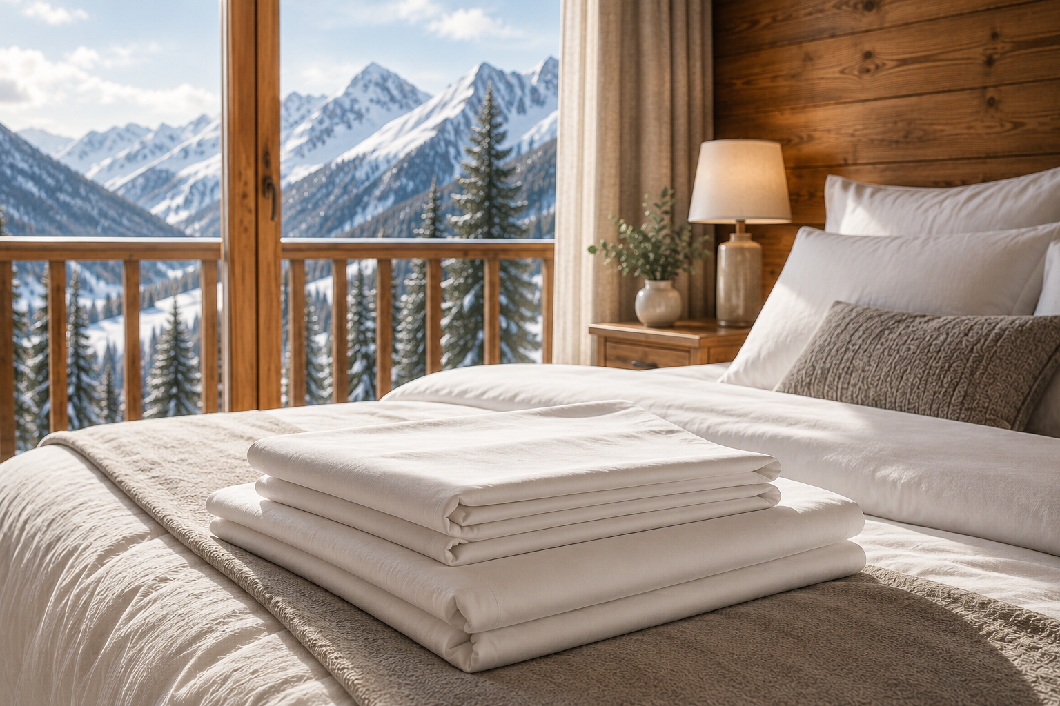 Location de linge sur la station d'auron