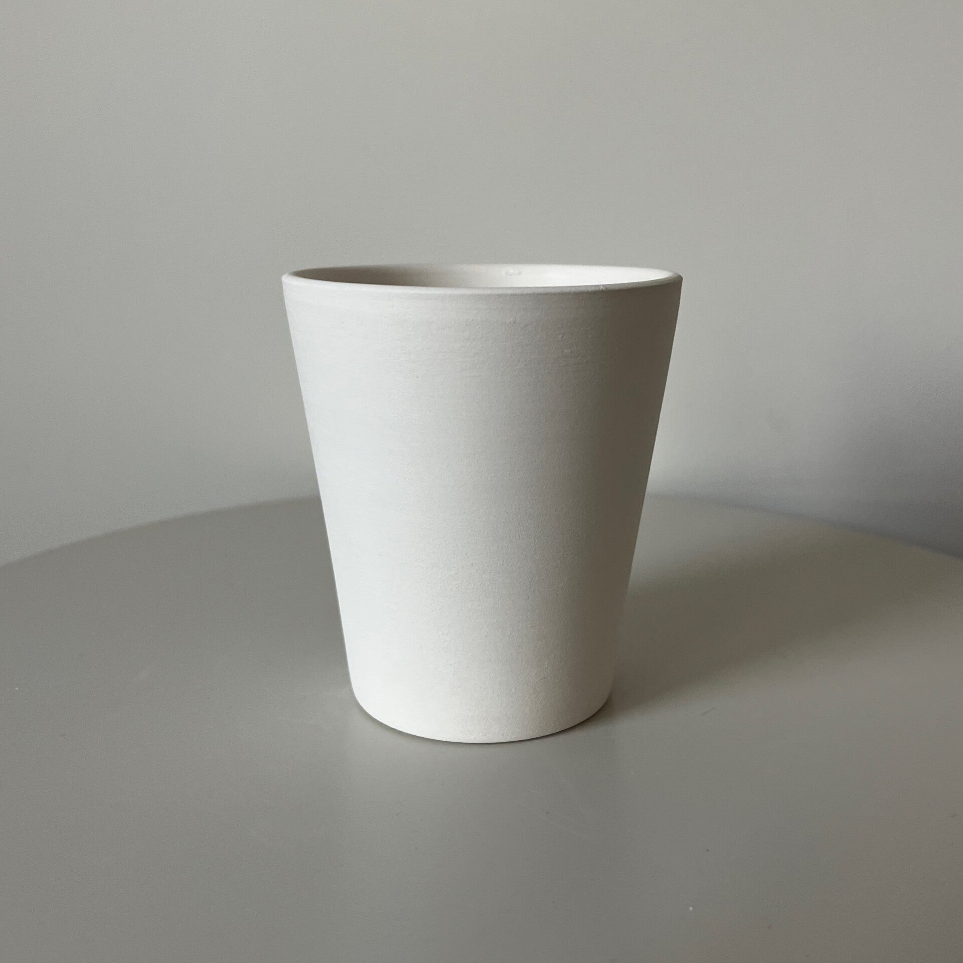 Mok zonder oor - diam 9 h 10 cm