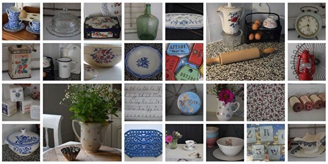 Onder de appelboom vintage, brocante, retro en theetuin
