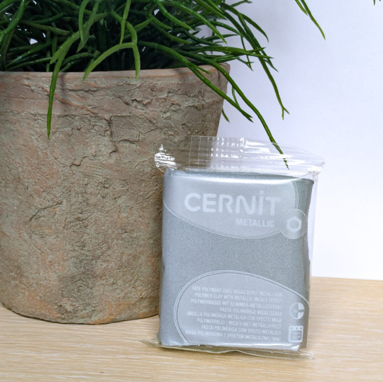 Klei Metallic Zilver - 56g