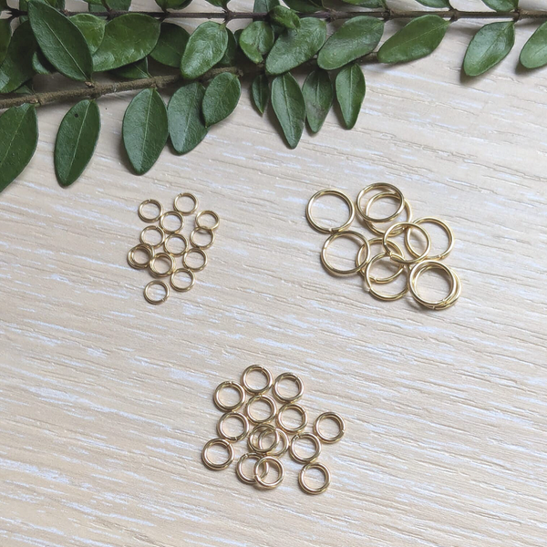 Buigringen Stainless Steel verschillende maten goudkleurig