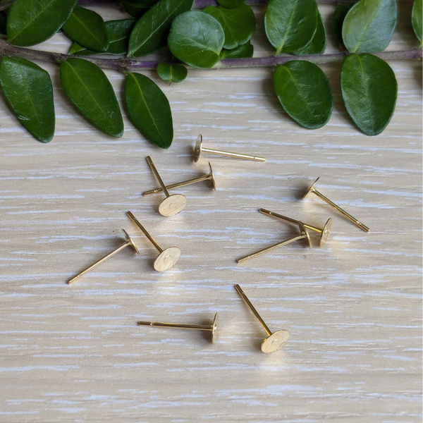 stekers 5mm goudkleurig 10st