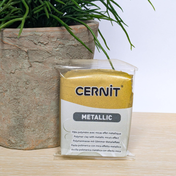 Klei Metallic Antiek Goud - 56g