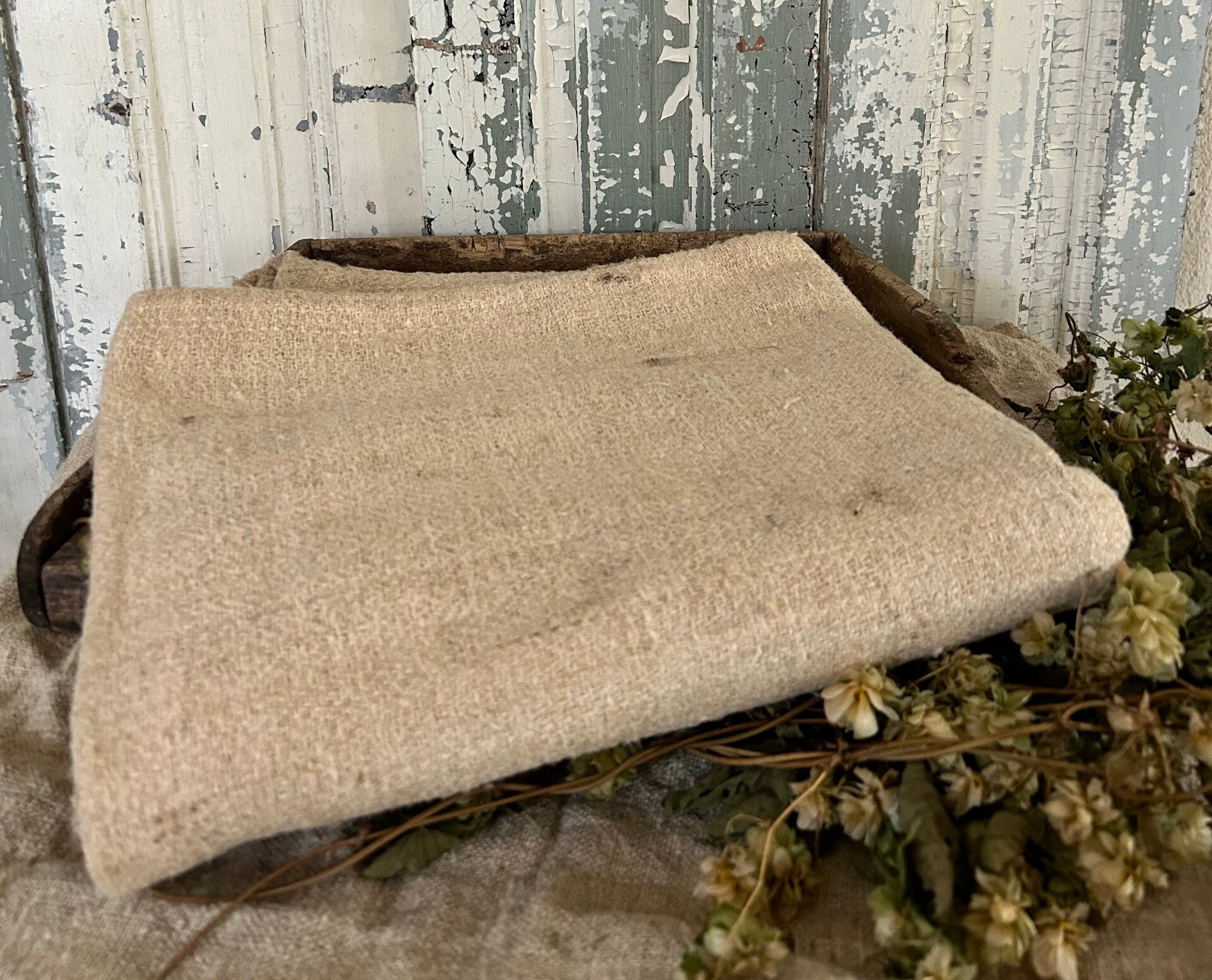 Meelzak naturel linnen