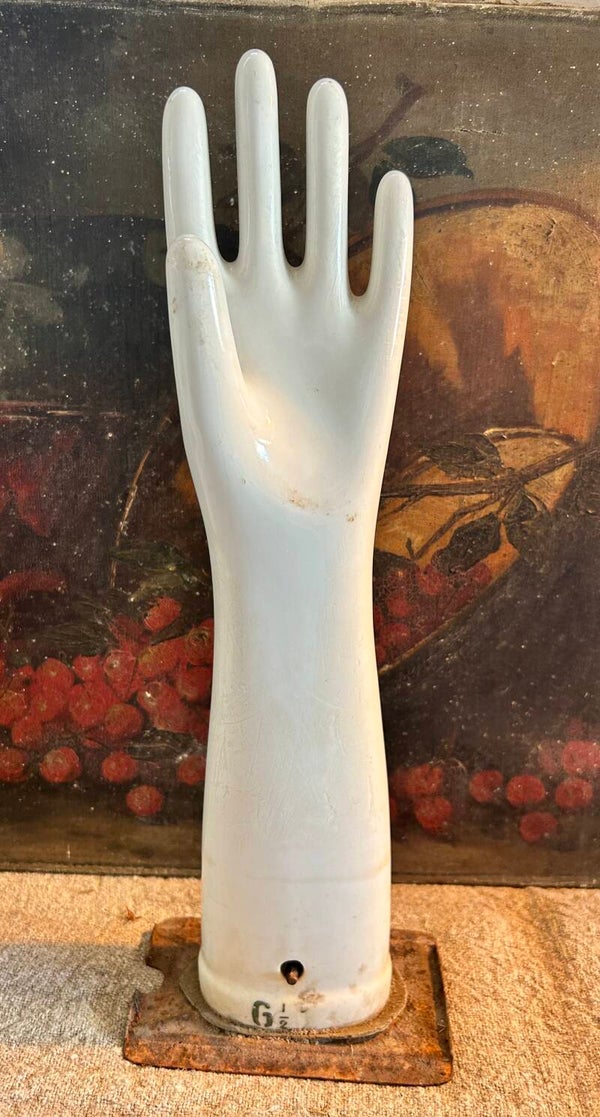 Mal van biscuit handschoen mt 6 1/2