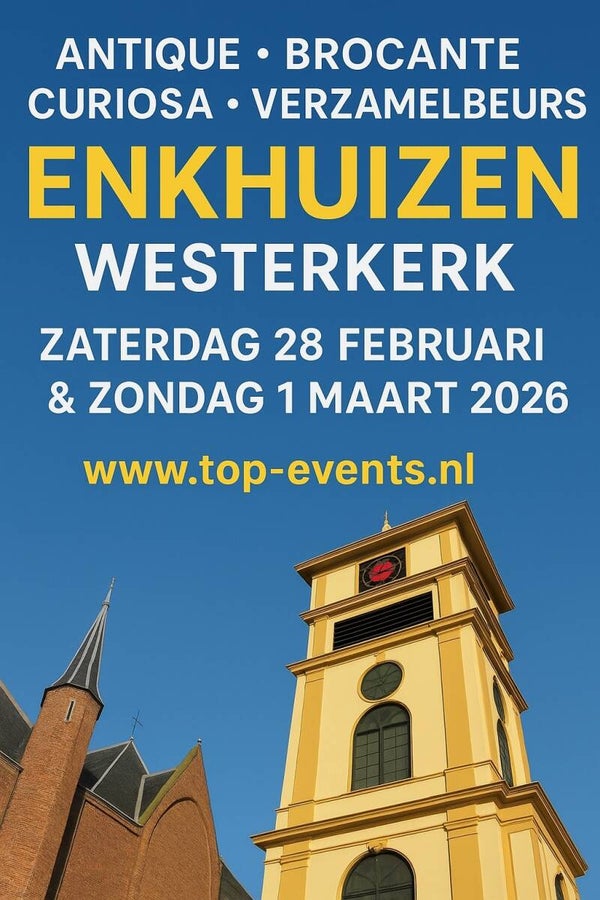 Verzamelbeurs Enkhuizen zaterdag 28 februari 2026 Early Bird Ticket