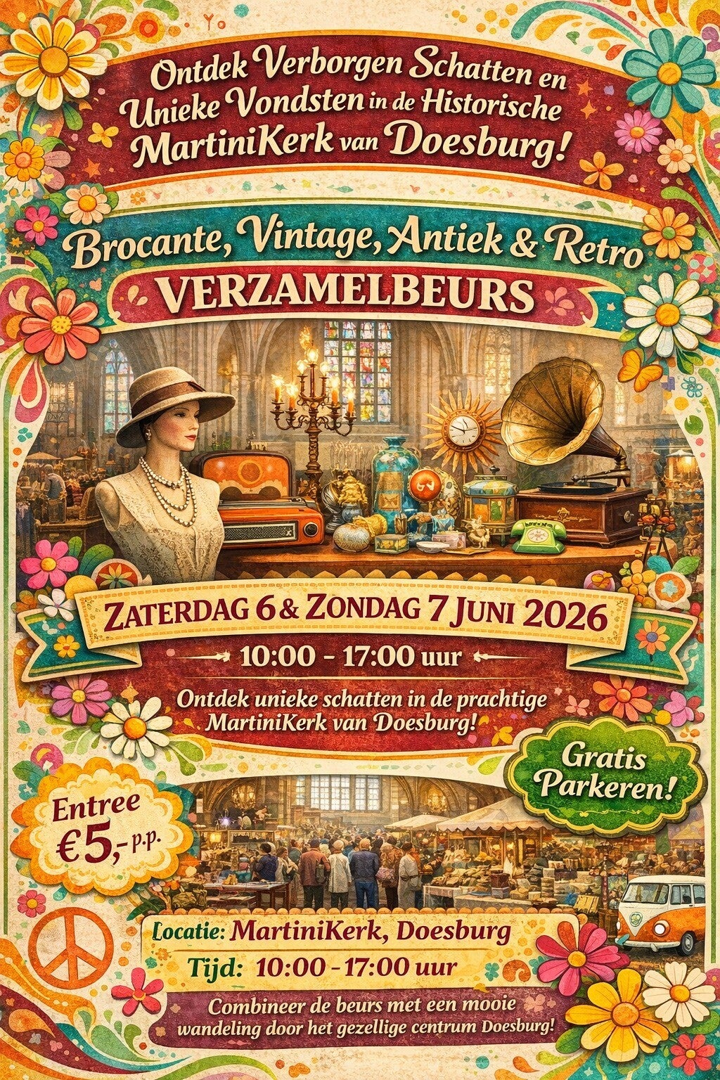 Verzamelbeurs Doesburg Zaterdag 6 juni 2026