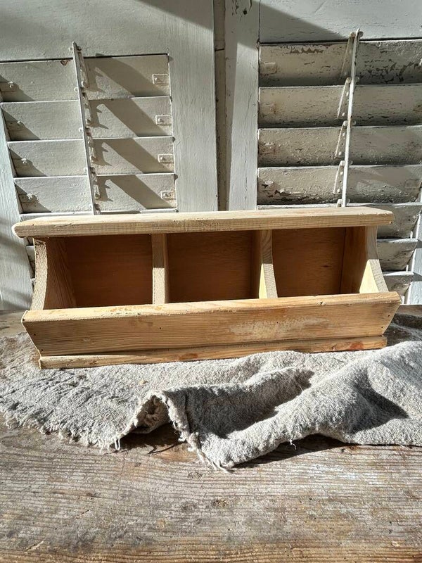 Houten gruttersbak – 3 vaks