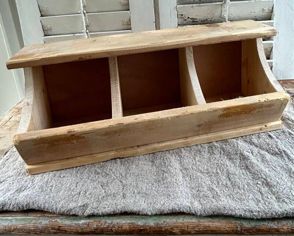 Houten gruttersbak – 3 vaks
