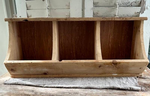 Houten gruttersbak – 3 vaks
