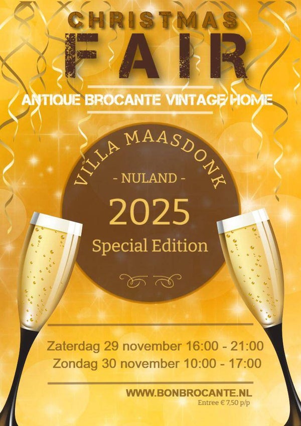 Entree Ticket VIP_KERST Fair Villa Maasdonk Nuland Zaterdag 29 november