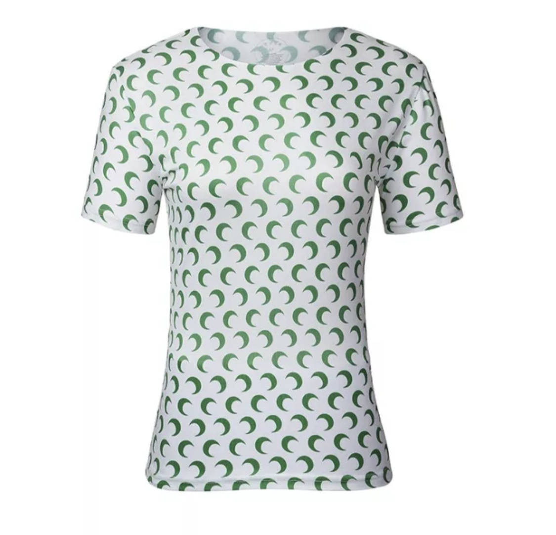 Luna shirt | groen met korte mouw