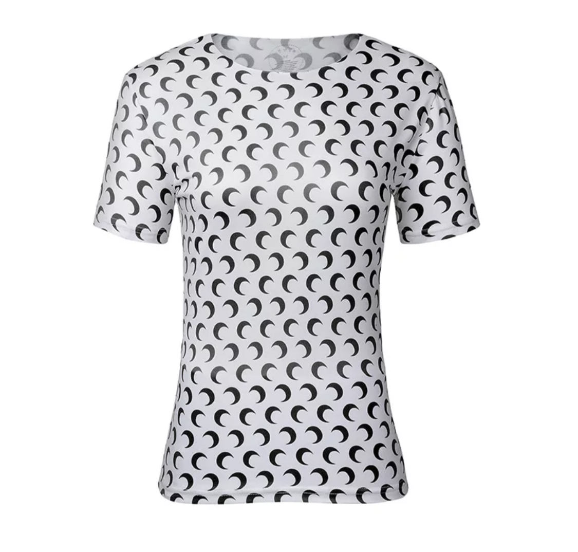 Luna shirt | zwart met korte mouw