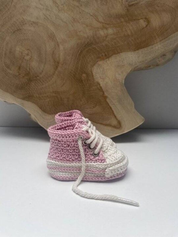 Sneakers Roze newborn 0 tot 2 maanden 8 cm