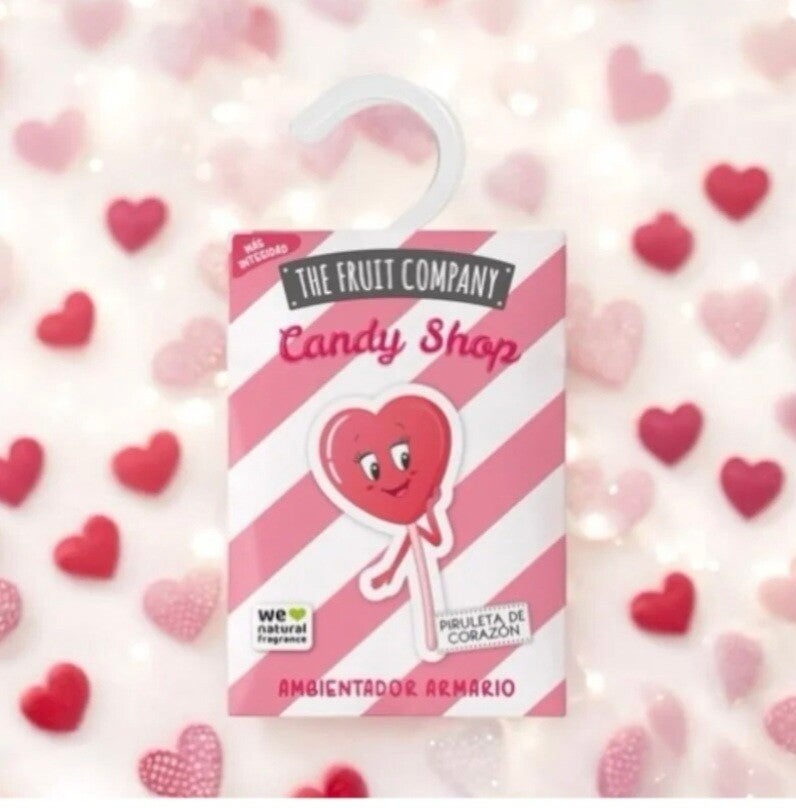 💖 Sachet désodorisant armoire/penderie - Cœur de sucette 🍭