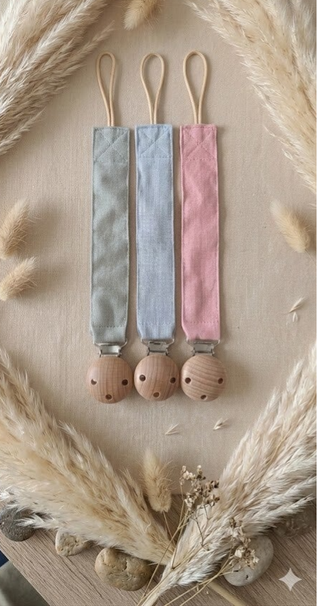 Attache tétine en tissus