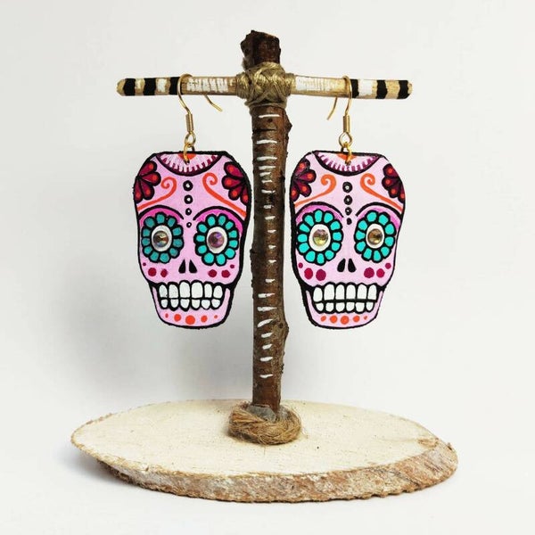 Boucles d'oreilles "Carlos et Banditos" - roses-