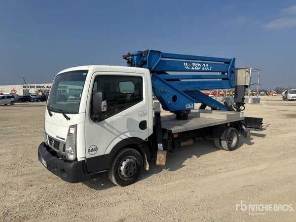 2015 CTE ZED 20.2EASY 20 m on 2015 Nissan Cabstar 35.12 NT400 Piattaforma autocarrata