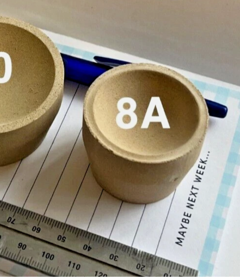 Mabor Size 8A Cupels – High-Precision Bone Ash Cupels for Precision Assay