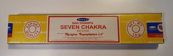 seven chakra wierook stokjes