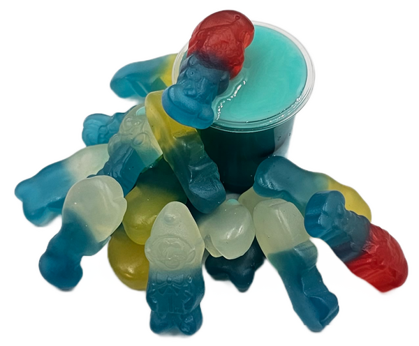 Boswandeling Smurfen shot