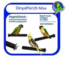 OnyxPerch Max Ø28 mm bij 15 cm voor kleine papegaaien en grote parkieten