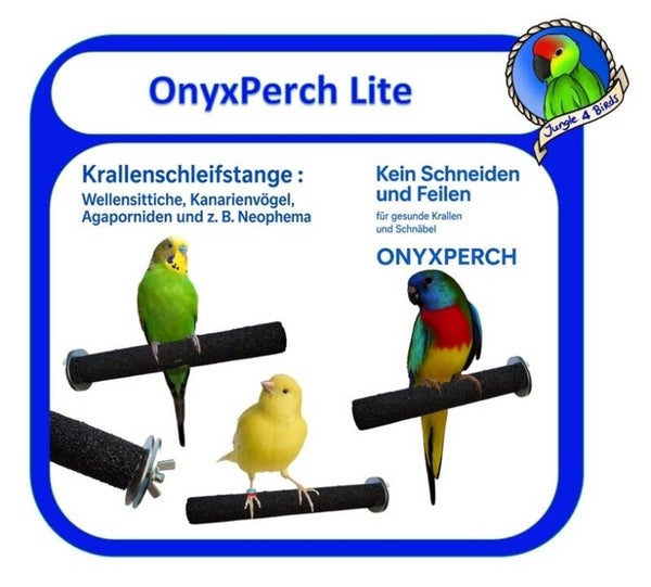 OnyxPerch Lite slijtstok – voor kleine tot middelgrote vogels