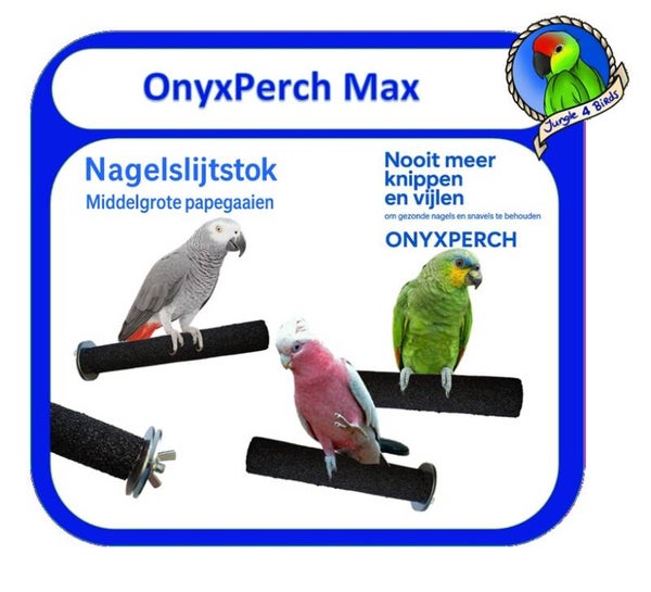 OnyxPerch Max slijtstok – voor papegaaien