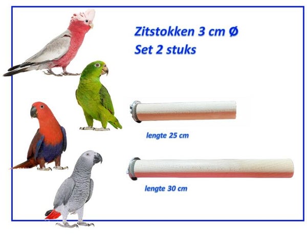 Zitstok Ø 30 mm