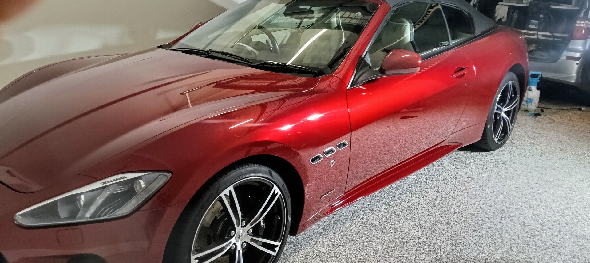 Maserati Convertible - paint correction 