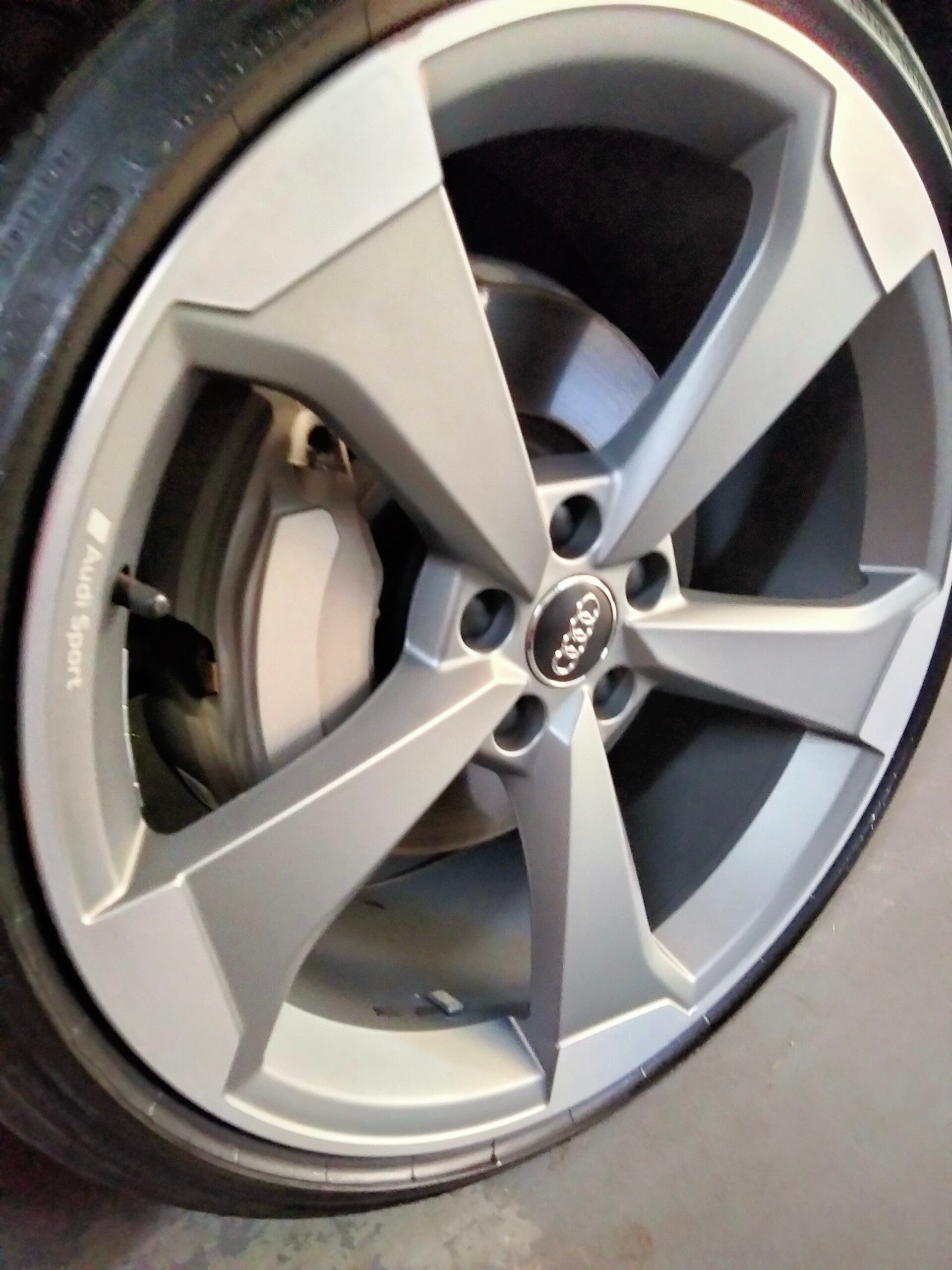 Freshly Cleaned Audi A4 Mag wheels 