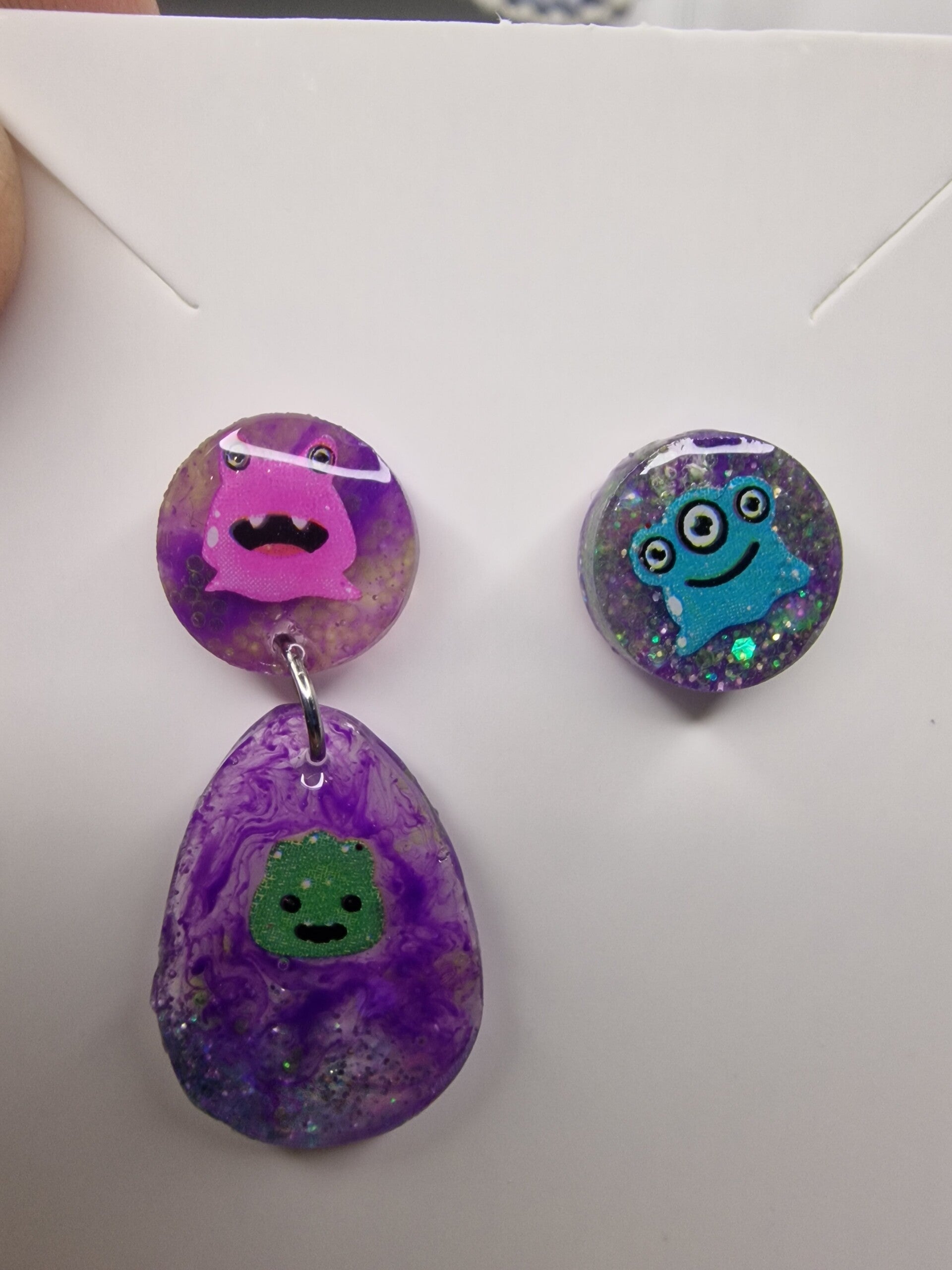 Boucle d'oreille collection monstre