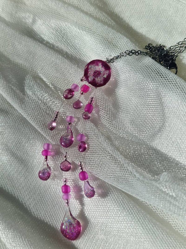 Collier gouttes d'eau