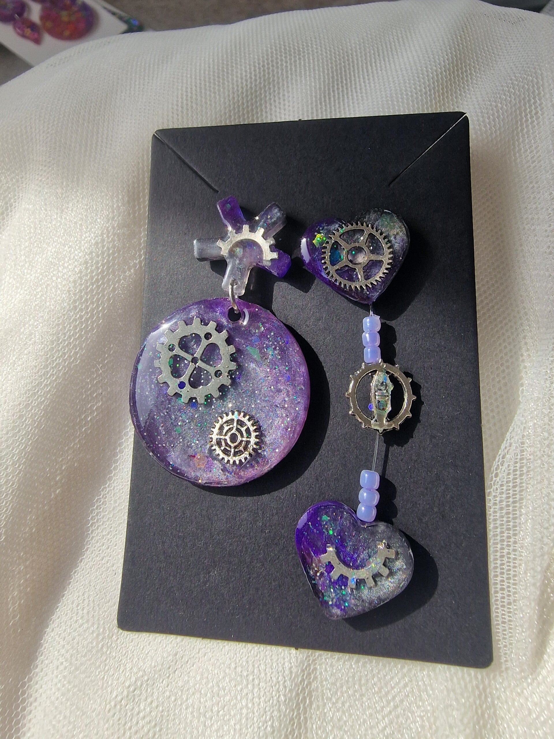 Boucle d'oreille industriel