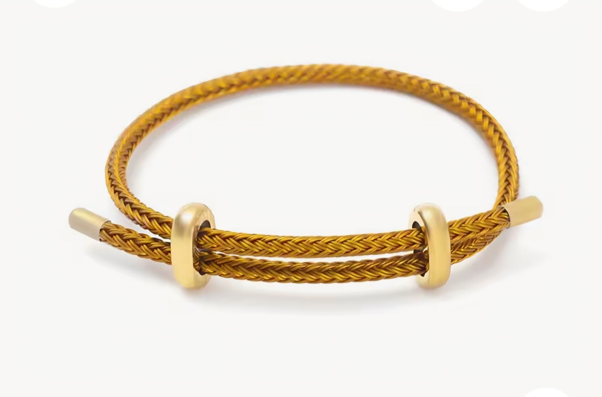 Bracelet brun doré