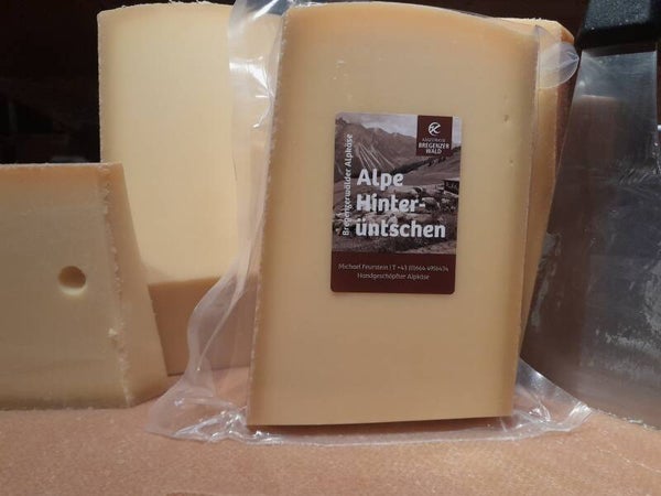 G.U. Vorarlberger Alpkäse Würzig (12M) - Alpe Hinterüntschen