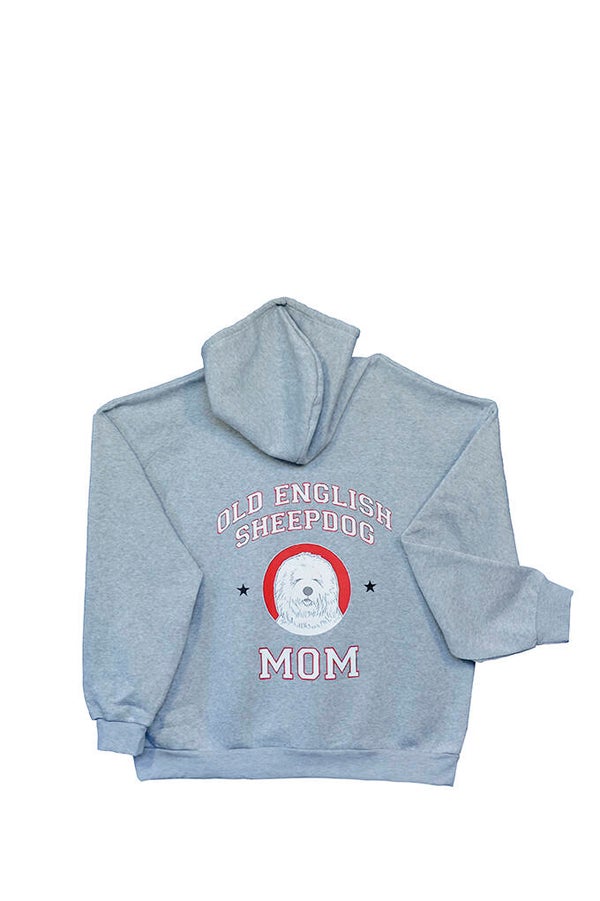 Grijze Hoodie Bobtail Mom XXL