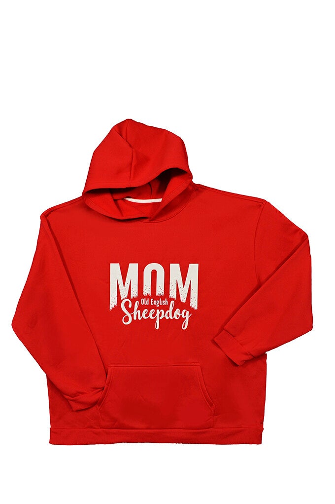 Hoodie rood Mom Oes XXXXL
