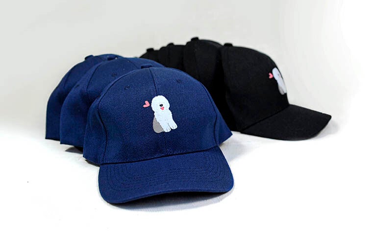 Bobtail cap Blauw