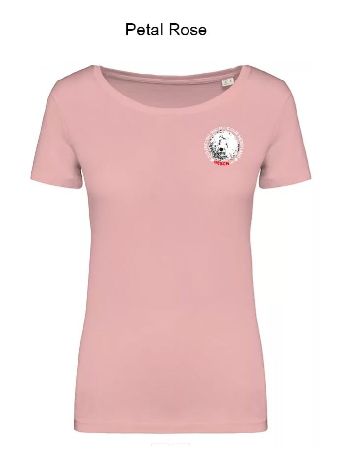 T-Shirt Dames met OESN logo, diverse kleuren en maten beschikbaar