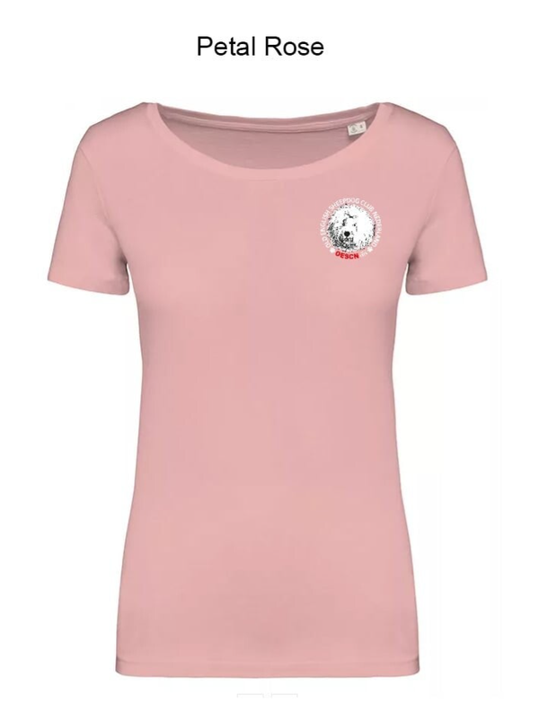 T-Shirt Dames met OESN logo, diverse kleuren en maten beschikbaar