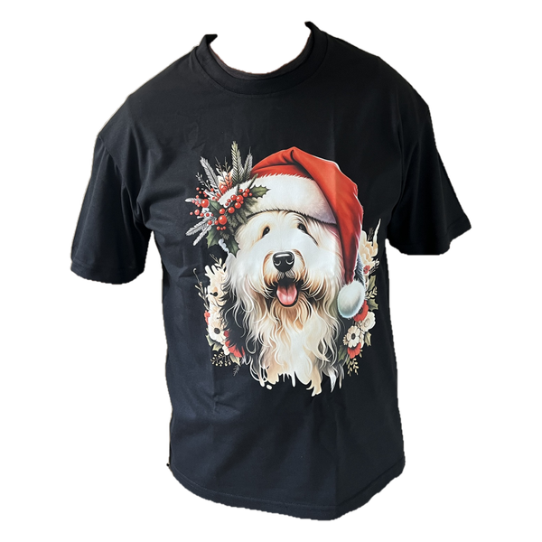 Zwart Kerst T-shirt