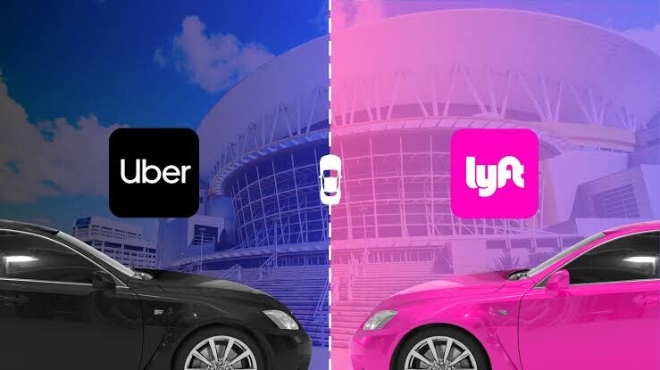ai generated image of uber and lyft